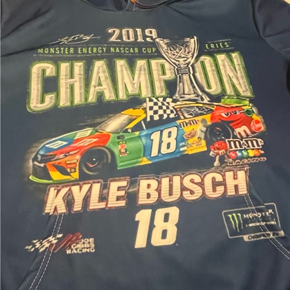 Other - Kyle Busch #18 Monster Energy NASCAR Cup Series Champion Hoodie - Medium